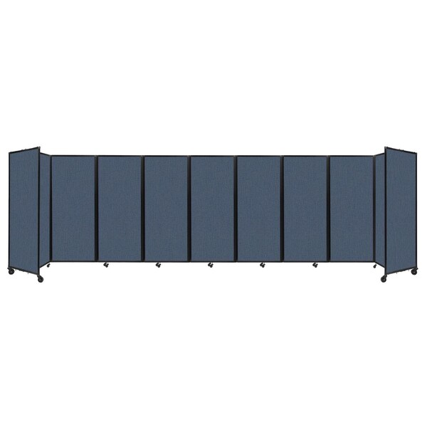 Room Divider 360 Folding Portable Partition 25' x 6'10" Ocean Fabric